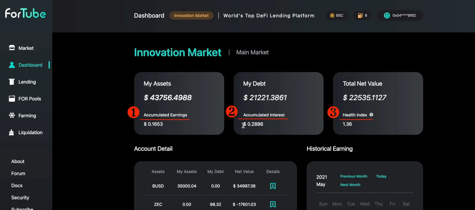 【BSC/ETH】レンディングプロトコルFortubeの特徴・使い方を解説【DeFi】の説明画像