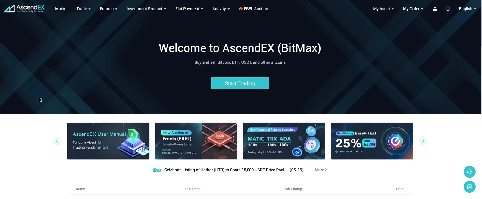 【CEX】AscendEXの使い方！Matic（Polygon）の直接送金・BSC（BEP20）からの入金・出金が可能な取引所！の説明画像
