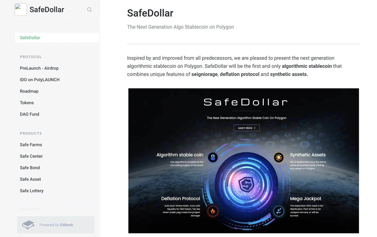 【Matic】TITAN補償エアドロップ・アルゴリズムステーブルプロトコルのSafeDollarを紹介します【DeFi】の説明画像