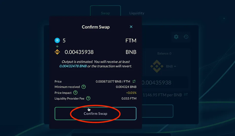 【DeFi】ShadowSwapのラグプルを回避できるスキル！今や知ってて当然の直コンを再度解説します。の説明画像