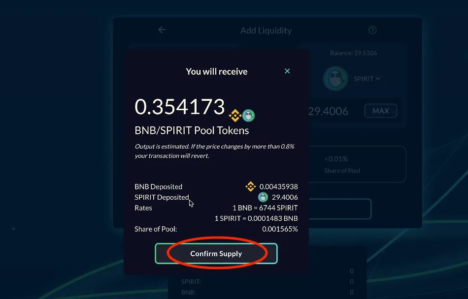 【DeFi】ShadowSwapのラグプルを回避できるスキル！今や知ってて当然の直コンを再度解説します。の説明画像