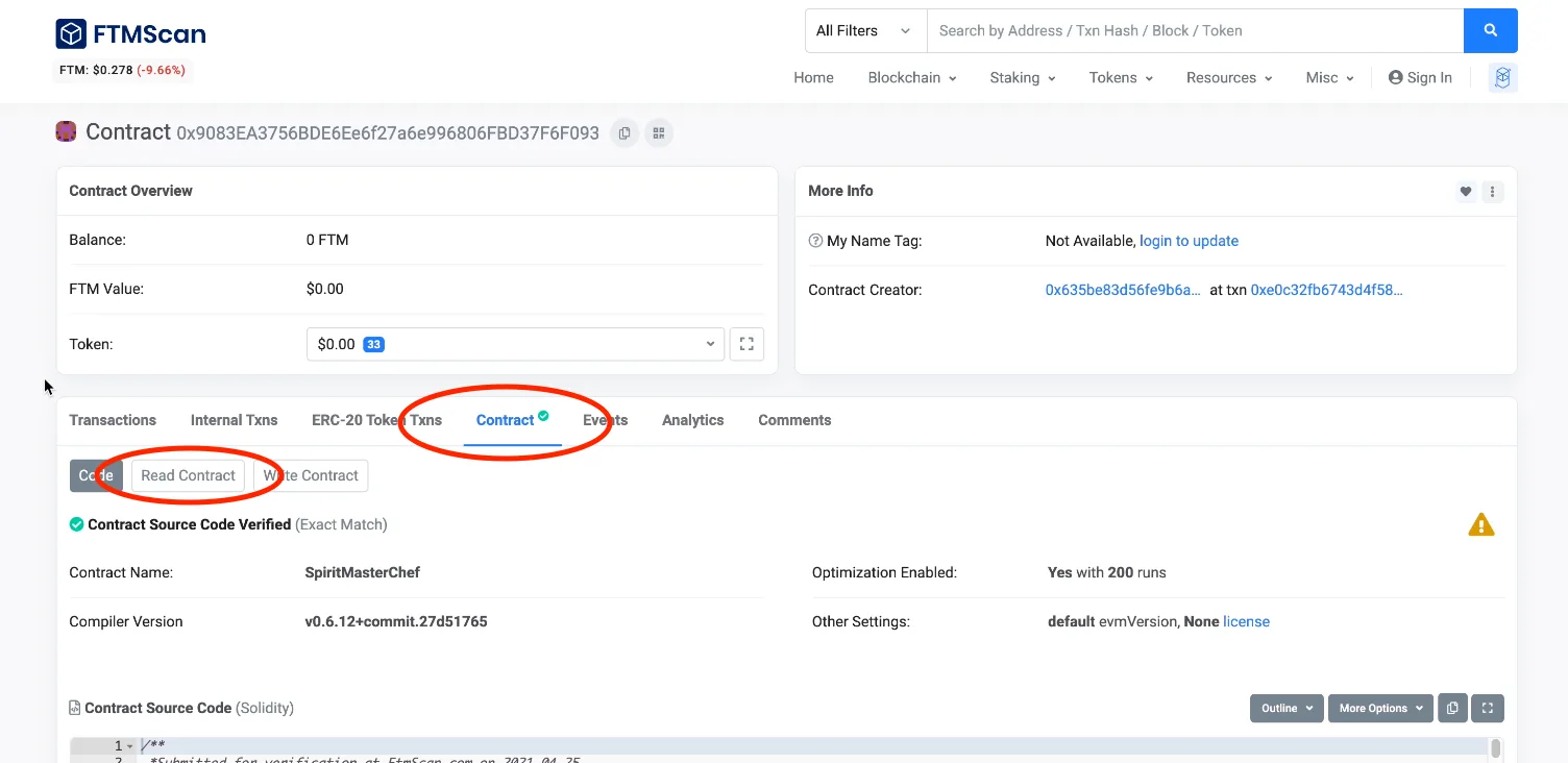 【DeFi】ShadowSwapのラグプルを回避できるスキル！今や知ってて当然の直コンを再度解説します。の説明画像