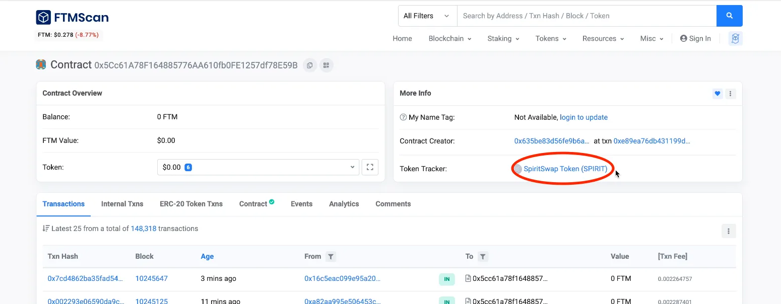 【DeFi】ShadowSwapのラグプルを回避できるスキル！今や知ってて当然の直コンを再度解説します。の説明画像
