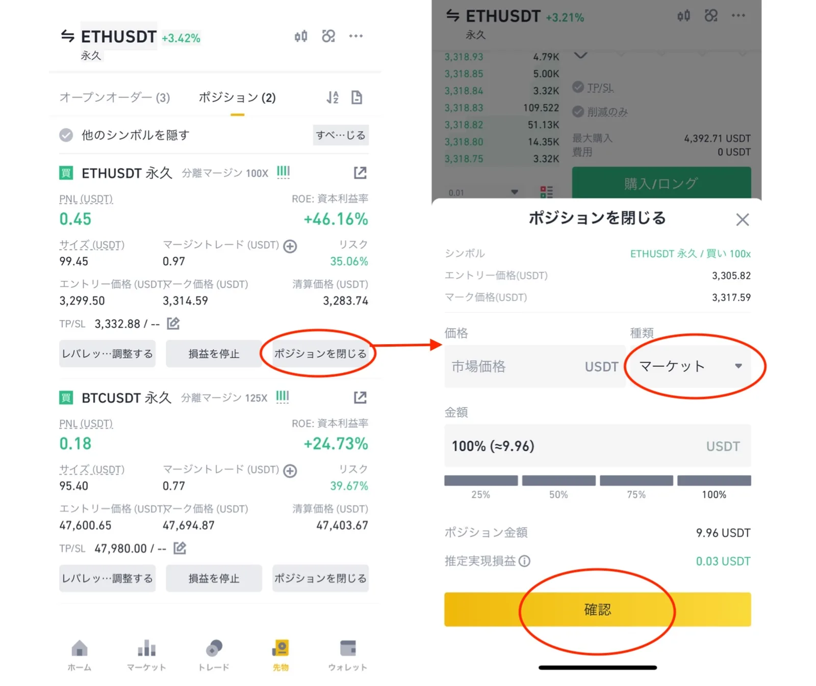 【最新版先物クイズ解説】初心者向け先物取引ガイド！Binance（バイナンス）でレバレッジ取引・初心者向けに使い方を徹底解説します。の説明画像