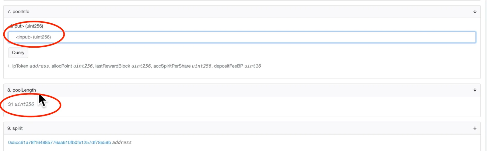 【DeFi】プールID（_pid）を素早く見つける方法を解説します。emergencyWithdraw用にどうぞ【直コン】の説明画像