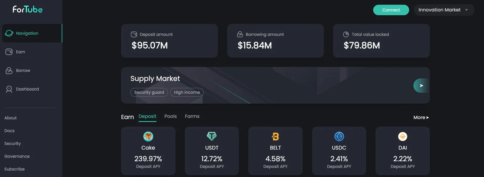 【QubitFinance】BSCの新レンディングサービスを紹介！QBT Lockerの解説・使い方の説明画像