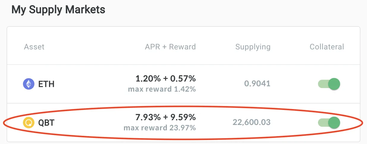 【QubitFinance】BSCの新レンディングサービスを紹介！QBT Lockerの解説・使い方の説明画像