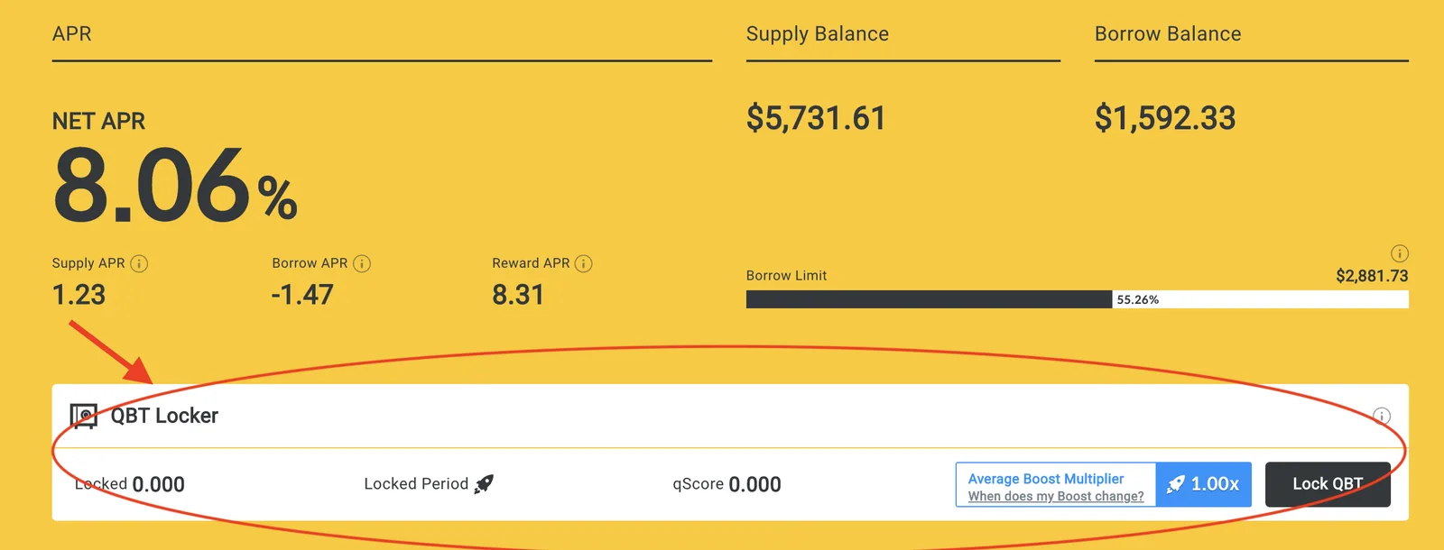 【QubitFinance】BSCの新レンディングサービスを紹介！QBT Lockerの解説・使い方の説明画像