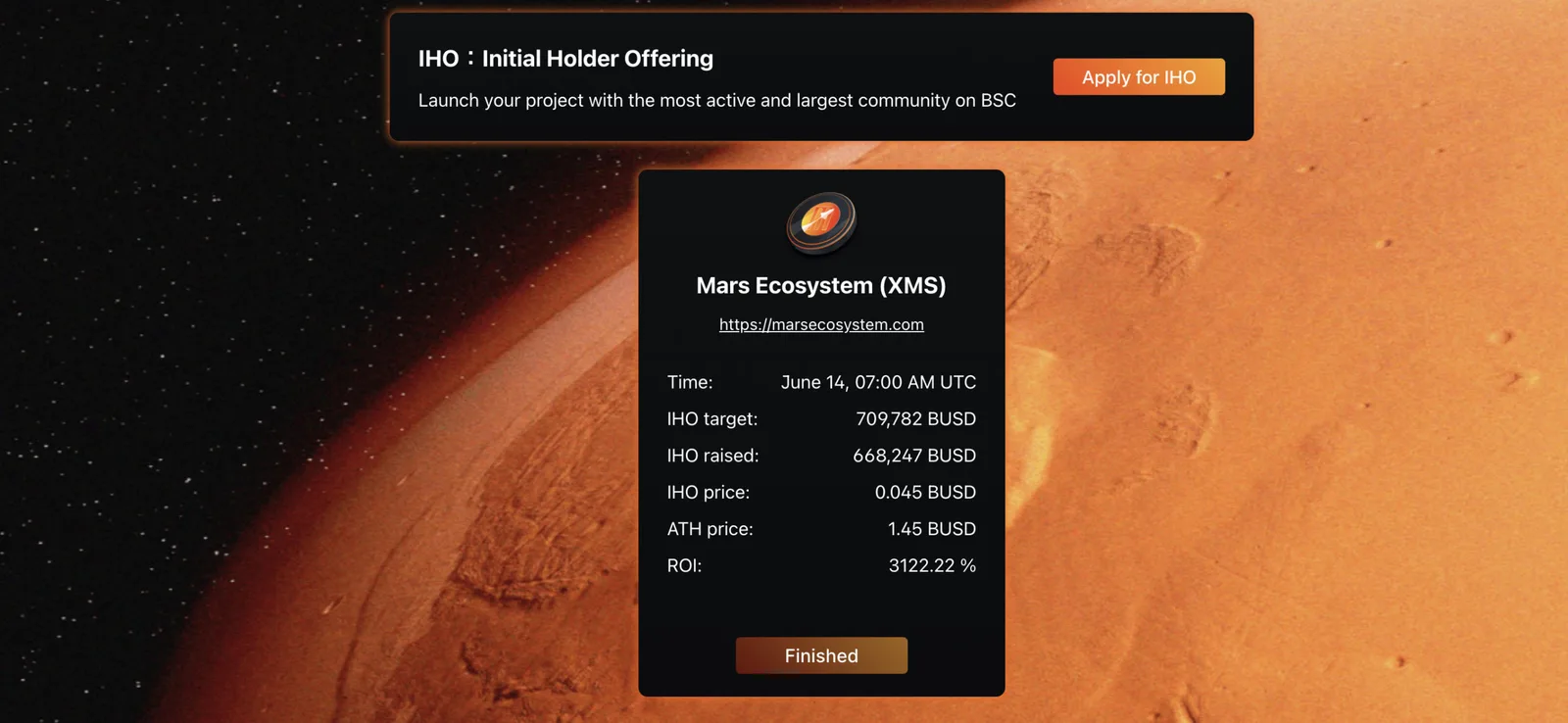 Mars Ecosystem（XMS）価格・チャート・時価総額・今後と将来性・ステーブルコイン（USDM）はいつから？【マーズ・エコシステム】の説明画像