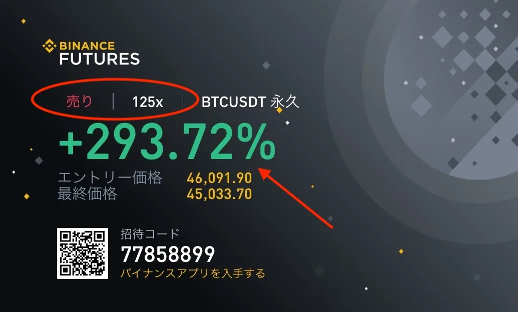【仮想通貨】BINANCE(バイナンス)の「空売り」の仕組み・やり方をわかりやすく解説！(空売りとは？/ショート/マージントレード)の説明画像
